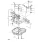 2048H - 2002 - 13-2655-12 - Mountfield Ride On Mower Transaxle Cover Diagram