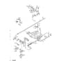 2105M - 2008 - 13-2715-98 - Mountfield Front Mower Foot Controls Diagram