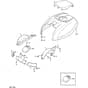 2125H - 2008 - 13-2716-98 - Mountfield Front Mower Bodywork Diagram