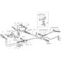 2248H - 2006 - 299942283/MO6 - Mountfield Ride On Mower Brake and Gearbox Controls Diagram