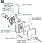 Husqvarna 225 HBV - 1996-1997 - Carburetor / Air Filter