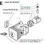 Husqvarna 225 HBV - 1996-1997 - Cylinder Piston