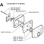 Husqvarna 225 HBV - 1996-1997 - Muffler