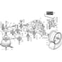 2348H 4WD - 2009 - 2T8786483/BM9 - Mountfield Ride On Mower Clutch Diagram