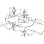 2348H 4WD - 2009 - 2T8786483/BM9 - Mountfield Ride On Mower Cutting Plate Diagram