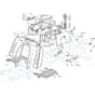 2348H 4WD - 2009 - 2T8786483/UM9 - Mountfield Ride On Mower Frame Diagram