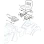 2448H 4WD - 2010 - 2T1525283/M10 - Mountfield Ride On Mower Seat and Steering Wheel Diagram