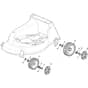 248 AL SP - 2010 - 295506041/FER - Castel Garden Rotary Mower Wheels and Hub Caps Diagram