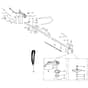 McCulloch 2500 CXL - 2010-03 - Shaft & Handle (3) Parts Diagram