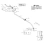 McCulloch 250CXL - 952715655 - 2010-07 - Shaft & Handle (1) Parts Diagram