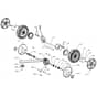 Masport 250ST - 573942 - Mar 2009 - Wheel Assembly