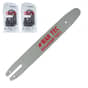 WAR TEC 14" - Guide Bar 3/8" LP - 043" - 3005 000 3909 - (A074) & 2 Chains