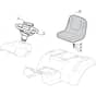 3000SH - 2012-2015 - 2T2000383/M12 - Mountfield Ride On Mower Seat Diagram