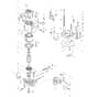 Makita 3612C - Electronic Router 12mm - Power Tool Diagram