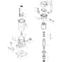 Makita 3707 - Trimmer - Power Tool Diagram