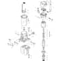 Makita 3708FC - Trimmer - Power Tool Diagram