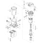 Makita 3710 - Trimmer - Power Tool Diagram