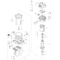 Makita 3712 - Trimmer - Power Tool Diagram