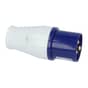 Trailing Plug 16 Amp, 3 Pin Blue (240 Volt)