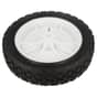 Universal Plastic Wheel & Tyre (7" Dia)  Hole 1/2", Hub length 1 3/8