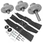 Genuine Countax & Westwood 42" IBS Deck Blades & Bearing Housings Set