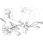 4000SH - 2011-2012 - 2T1710383/M11 - Mountfield Ride On Mower Brake and Gearbox Controls Diagram