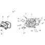 400 (K700 H) - Bertolini Rotary Cultivator Cylinder Head Diagram