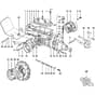 401 S - Bertolini Rotary Cultivator Speed-change gear box and wheels Diagram