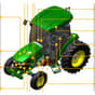 John Deere 4044R (PR100101- ) Compact Tractor - Quick Reference Guide