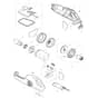Makita 4076D - Cordless Cleaner - Power Tool Diagram