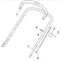 4120 HP - 2009 - 299064123/MEE - Mountfield Rotary Mower Upper Handle Diagram