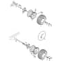 4155H - 2005 - 13-6103-96 - Mountfield Front Deck Mower Wheels Diagram