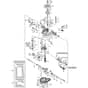 4155H 4WD - 2009 - 13-6004-80 - Mountfield Front Mower Transmission. Diagram