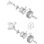 4155H 4WD - 2006 - 13-6104-97 - Mountfield Front Deck Mower Wheels Diagram
