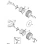4155H 4WD - 2008 - 13-6104-99 - Mountfield Front Mower Wheels Diagram
