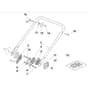 420 HP - 2008 - 294434123/UM8 - Mountfield Rotary Mower Lower Handle Diagram
