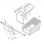 421 HP - 2006 - 294434043/MO6 - Mountfield Rotary Mower Grass Bag Diagram