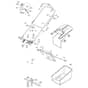 422 HP - 2008-2009 - 294434038/UM8 - Mountfield Rotary Mower Handle Diagram