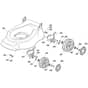 422 HP - 2008-2009 - 294434038/UM8 - Mountfield Rotary Mower Wheels Diagram