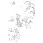 453 BP Ergo - Oleo-Mac Brushcutter Frame Diagram
