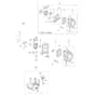 453 BP Ergo - Oleo-Mac Brushcutter Tank and air filter Diagram