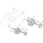 460 HP - 2008 - 294484023/UM8 - Mountfield Rotary Mower Wheels Diagram