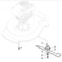 460 HP - 2010 - 299481223/M10 - Mountfield Rotary Mower Blade Diagram