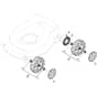 460 HP - 2010 - 299481223/M10 - Mountfield Rotary Mower Wheels Diagram