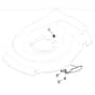 460 PD - 2010 - 299482223/M10 - Mountfield Rotary Mower Belt Protection Diagram