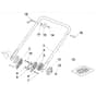 460 PD/ES - 2008 - 294485923/UM8 - Mountfield Rotary Mower Lower Handle Diagram