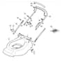 460R HP - 2006-2007 - 294486023/MO6 - Mountfield Rotary Mower Upper Handle Diagram