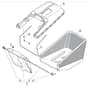 461R HP - 2008 - 294486043/UM8 - Mountfield Rotary Mower Grass Bag Diagram