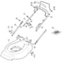 461R PD - 2007 - 294487043/MO7 - Mountfield Rotary Mower Upper Handle Diagram