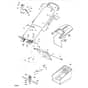 462 PD - 2008-2009 - 294485038/UM8 - Mountfield Rotary Mower Handle Diagram